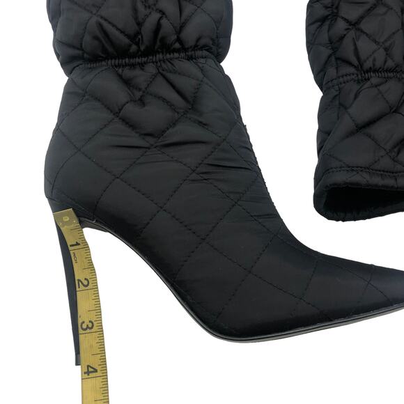 Steve Madden Womens Silhouette Puffer Over The Knee Boots Black Size 6 New - Picture 5 of 15